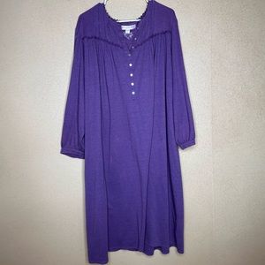 Eileen West Purple Night Gown